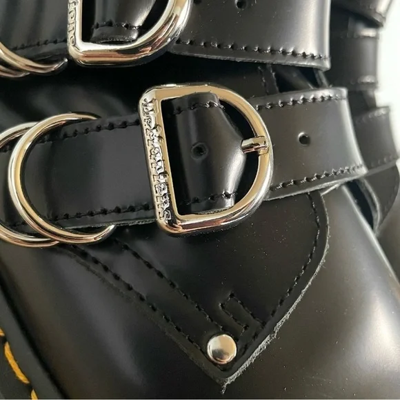 ✨HOST PICK✨💎Women’s Rare Dr Martens Jadon Max Hardware  Biker Boots - Picture 7 of 16